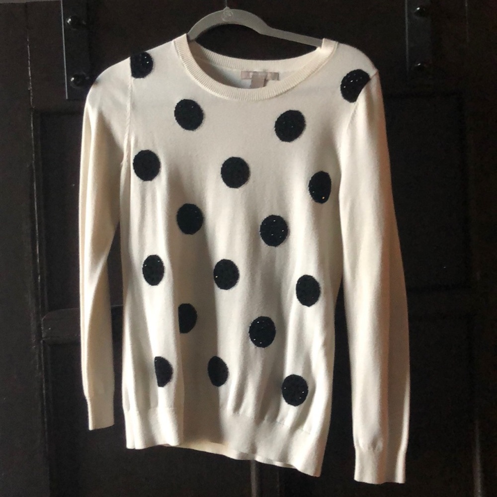 Banana republic polka dot sweater